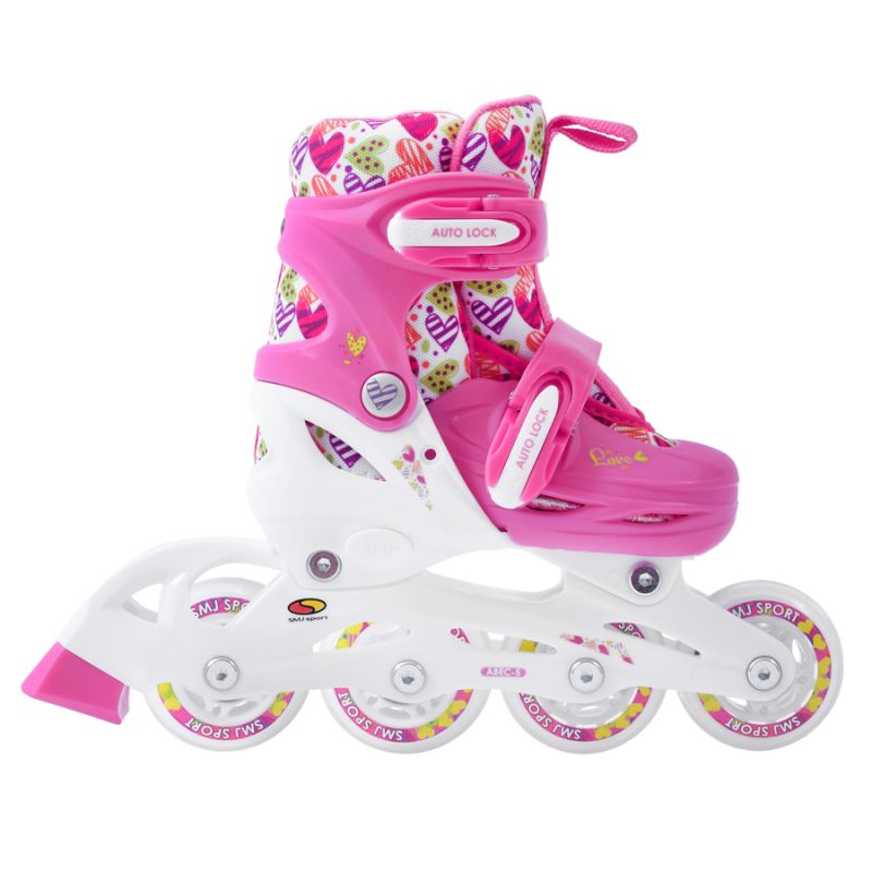 Smj Roller skates-rollers-skates adjustable sport Combo Hearts 3in1 Led Jr HS-TNK-000011510 Szabadidő kiegészítő