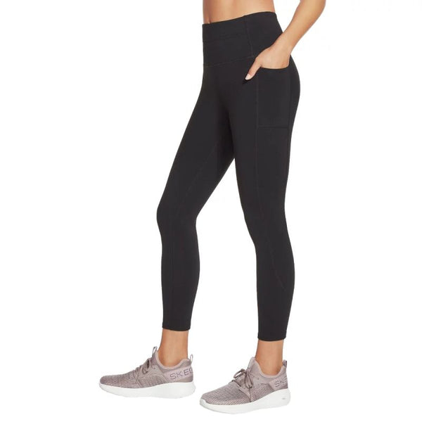 Skechers Go Walk High Waisted Leggings 7/8 W W03LG31B-BLK Nadrág