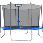 Enero Foldable Garden Tramppoline With Inner Net 10ft 305cm fekete furniture