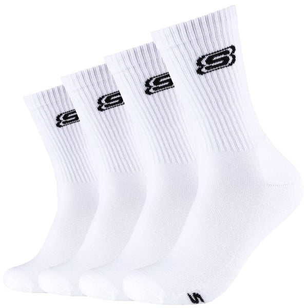 Skechers 2pk Tennis Cushioned Socks SK41041-1000 White 35-38 General