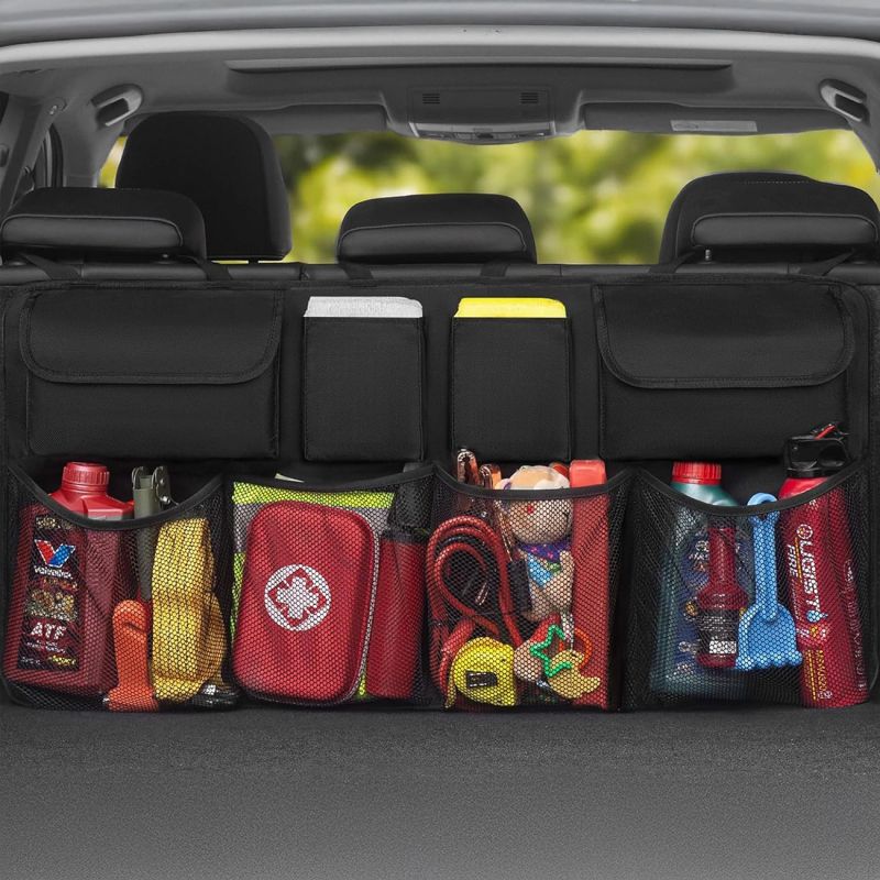 Wozinsky Large Car Organizer for Back Seat Backrest and Trunk - Black fekete elektronika 304004-201782