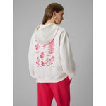 Women's loose sweatshirt with hood 4F