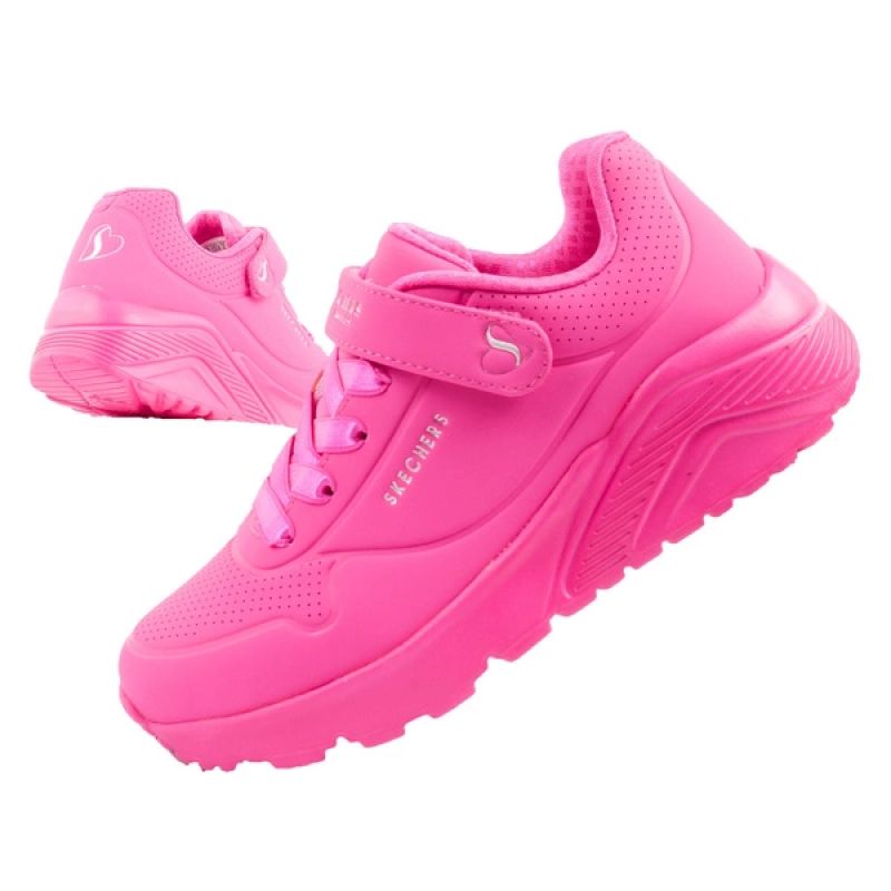 Skechers Uno Lite children's sports sneakers shoes pink comfortable Cipő