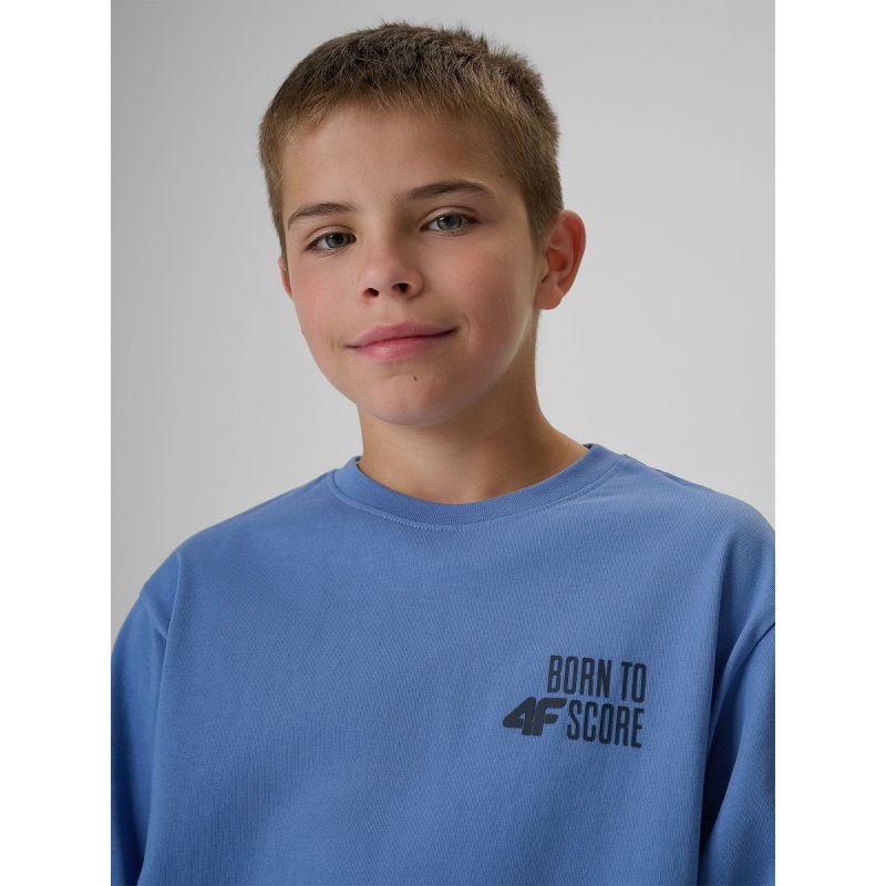 4F Boy's loose T-shirt with print 158/164 ruházat 4FJRSS26TTSHM4277-32S