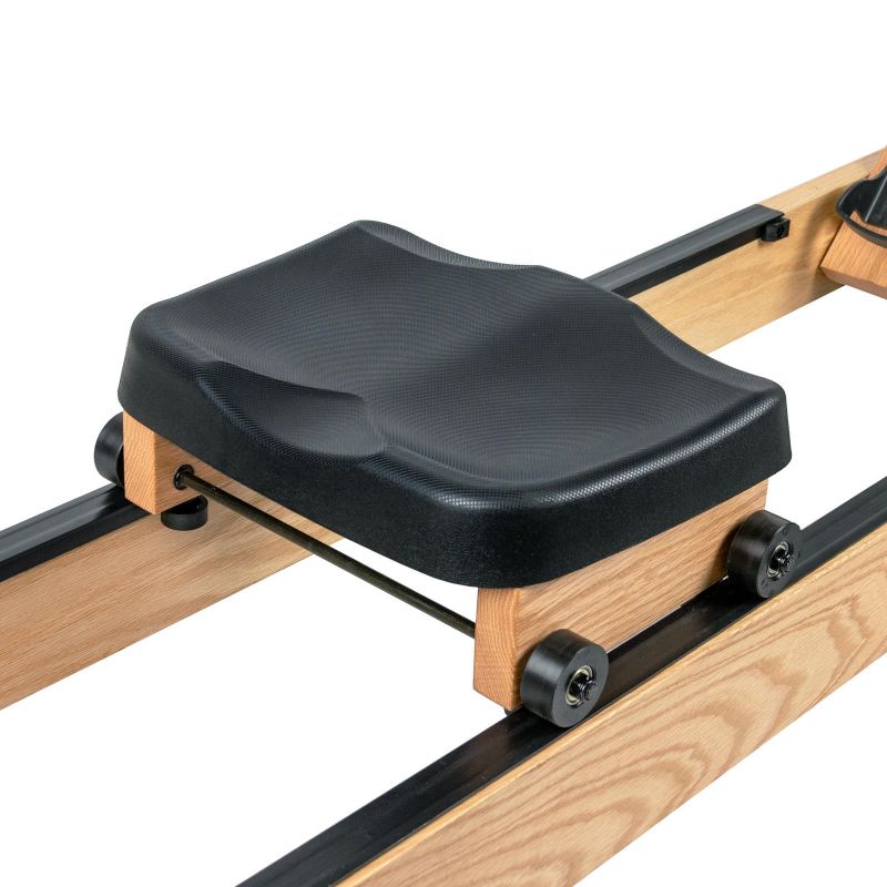 Virtufit Elite Wooden Rowing Machine With Water Resistance - Wood/Oak