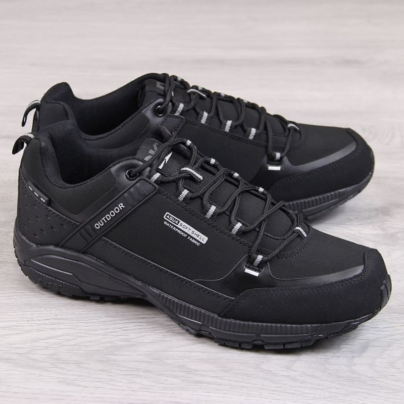 Inny DK waterproof black trekking fekete cipő