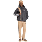 adidas Men's Essentials Climawarm 3-Stripes Insulated Hooded Jacket Black JM4042 Ruházat