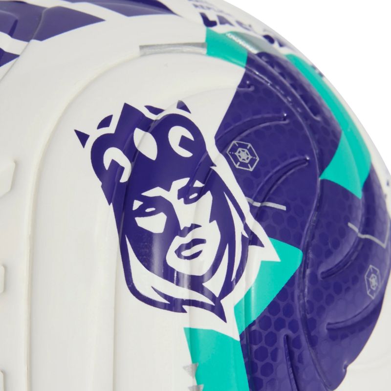Adidas Queens League mini white-purple-green zöld labda KE8233