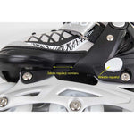 Enero Pro Roller Skates-Roller Skates-Ice Skating 4in1 Led 34-37 Gray szürke skates, roller skates