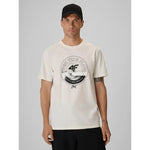 4F Men's regular printed T-shirt póló 4FRSS26TTSHM4298-11S