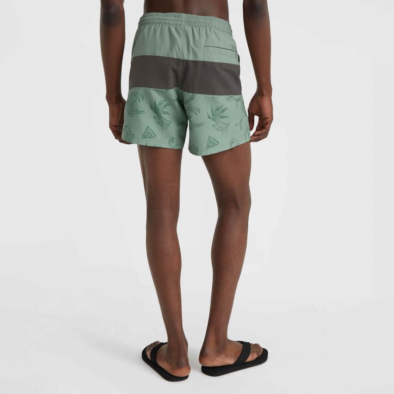 O'Neill Mix&Match Cali Block Swim 15'' zöld shorts, swimming shorts