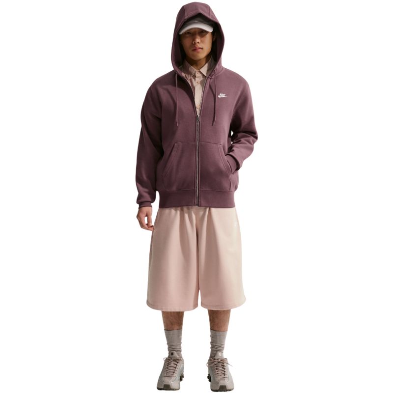 Nike Men's Club BB FZ Hoodie Brown barna póló FN3861502