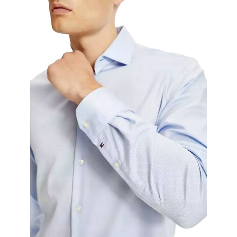 Tommy Hilfiger Dobby Flex Collar shirt M MW0MW17495 Póló