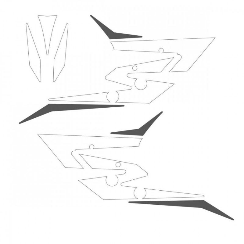 TEMPISH Hero mask sticker set czarny sets