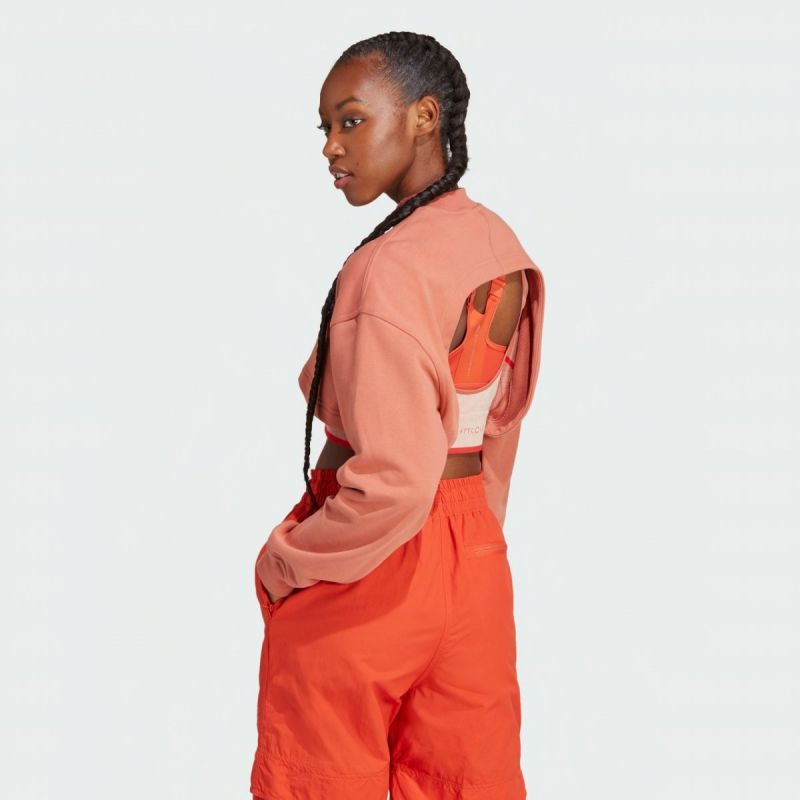 Adidas by Stella McCartney TrueCasual Cropped Sportswear Sweatshirt W HT1111 Pulóver