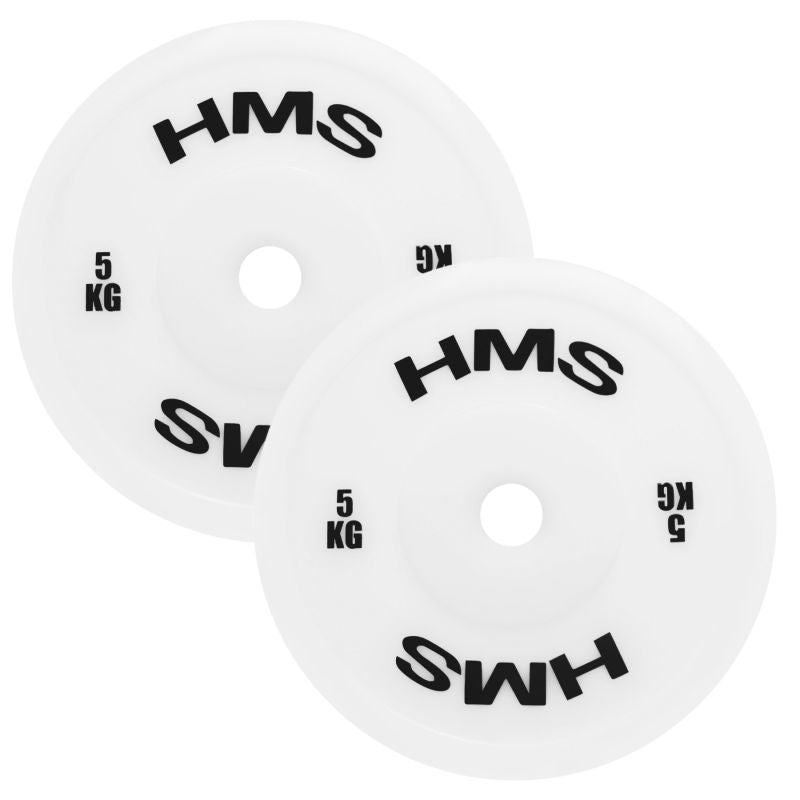 HMS TPP05 (2 x 5.0 KG) WHITE OLYMPIC PLATE TECHNICAL PE 2 x 5.0 KG fehér póló 17-61-115