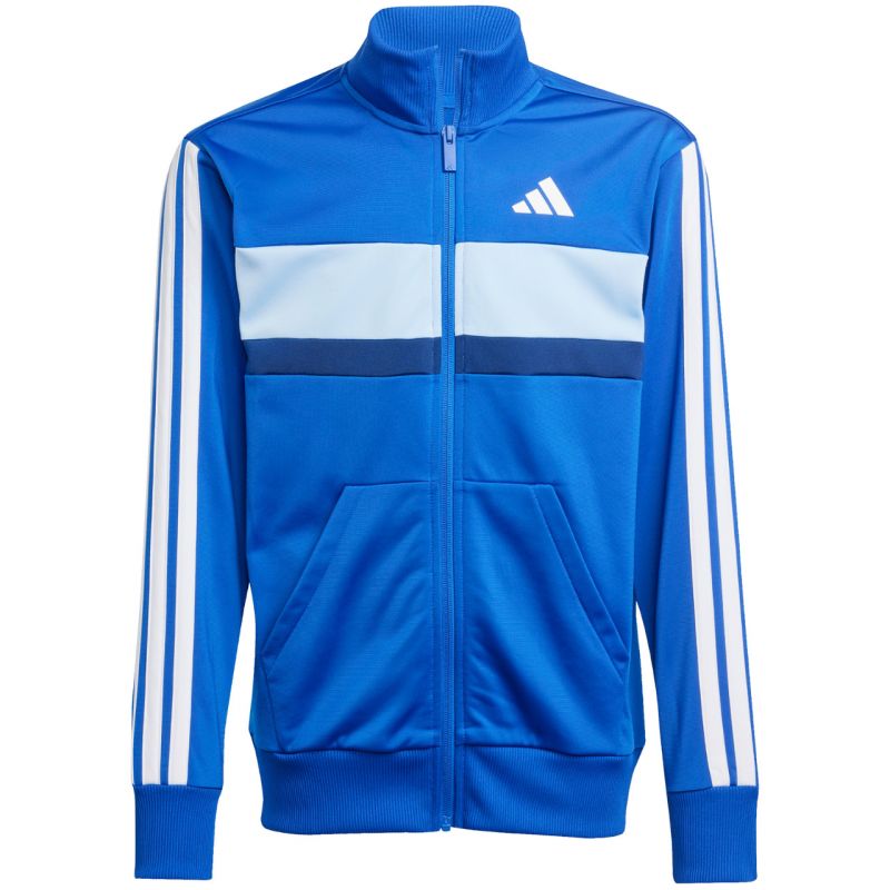 adidas Seasonal Essentials Tiberio 3-Stripes Jr JC7518 tracksuit edzőruha