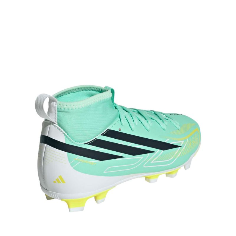 Adidas F50 Hyperfast Club Mid FG/MG Kids' Soccer focicipő LA3943