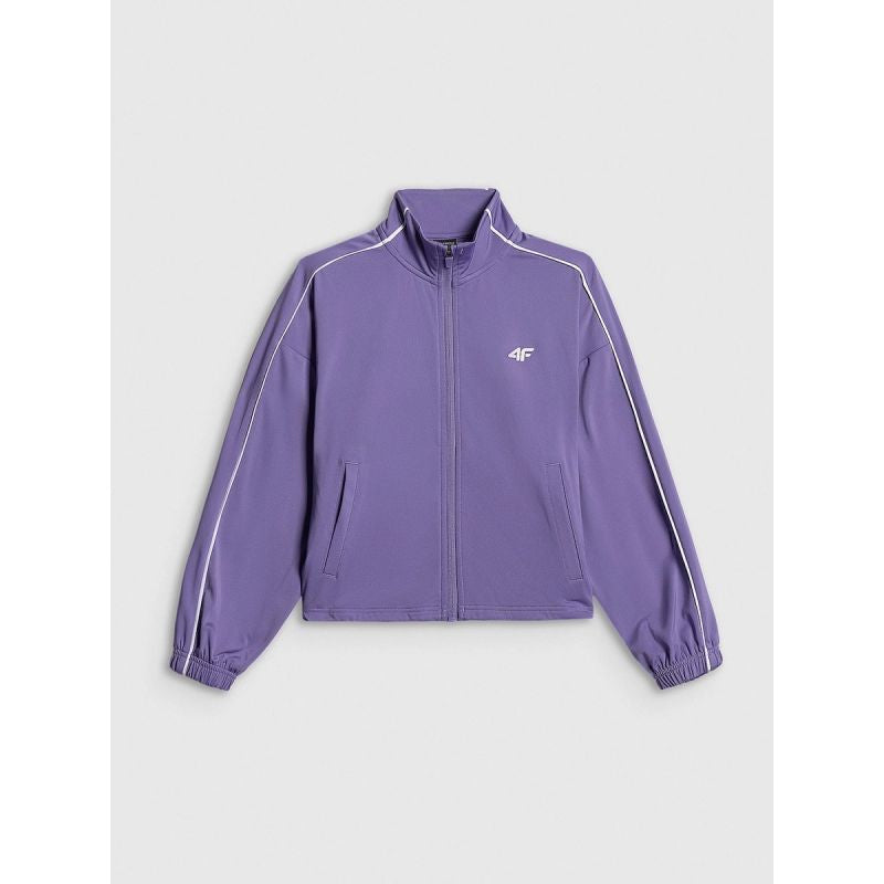 4F Girls' loose sports sweatshirt without hood 158/164 kapucnis pulóver 4FJRSS26TSWSF3057-51S