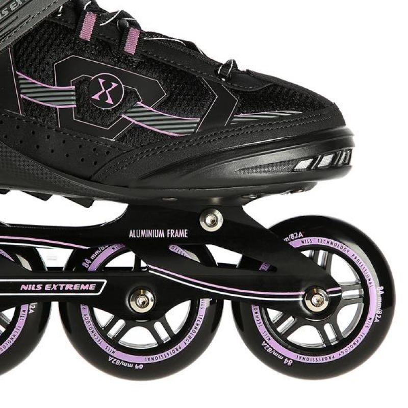 Nils Extreme Na9157 Black And Purple Size lila roller skates