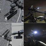 Rockbros 24610002001 Front Bike Light 1000 lm + USB-C - USB-A Cable - fekete lights, tourist equipment