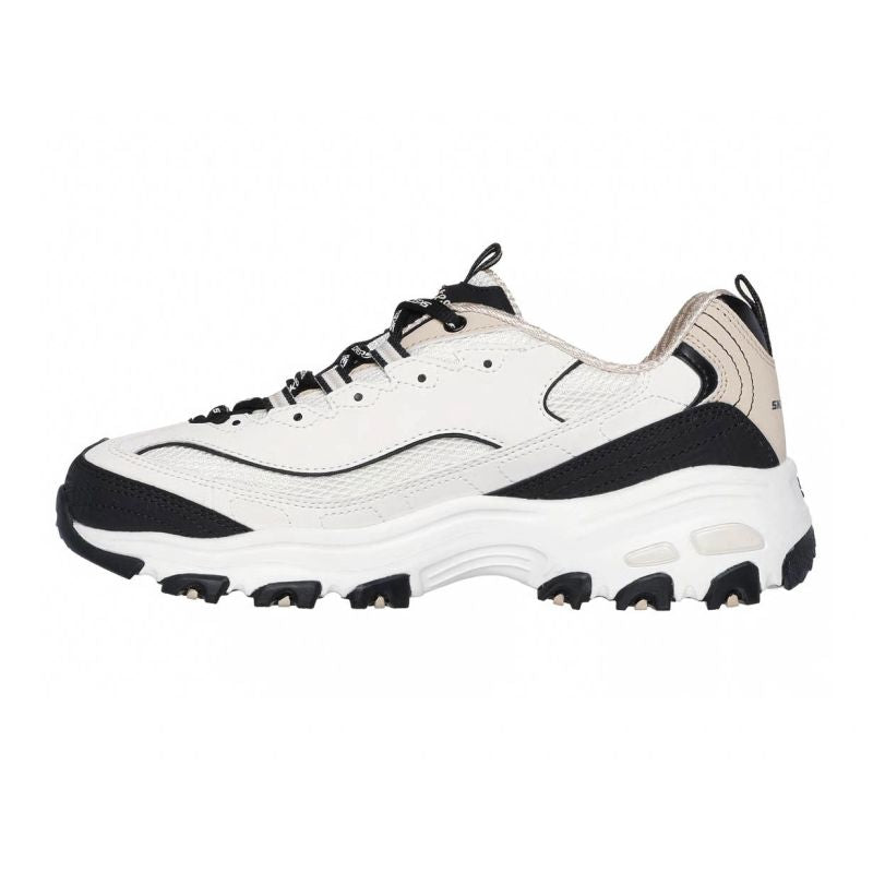 Skechers D'Lites Retro Rewind 150536-NTBK Natural/Black fekete utcai cipő