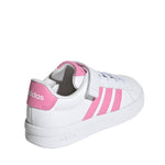 Adidas Grand Court 3.0 kids' shoes white and JP9371 rózsaszín footwear