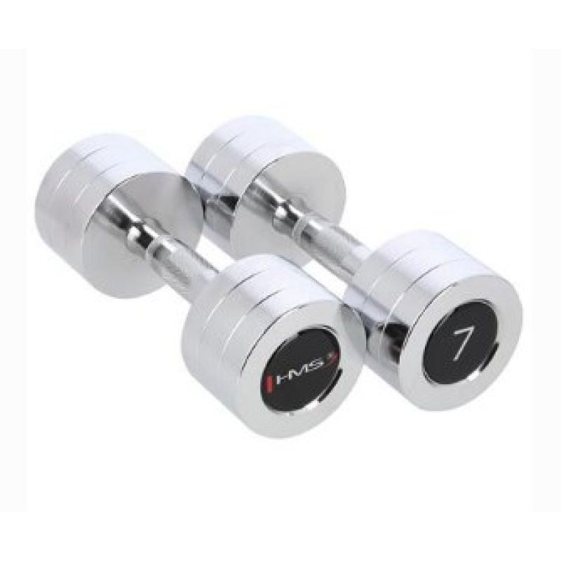HMS Chrome dumbbells 2x7 kg CHD07 papucs 17-66-186