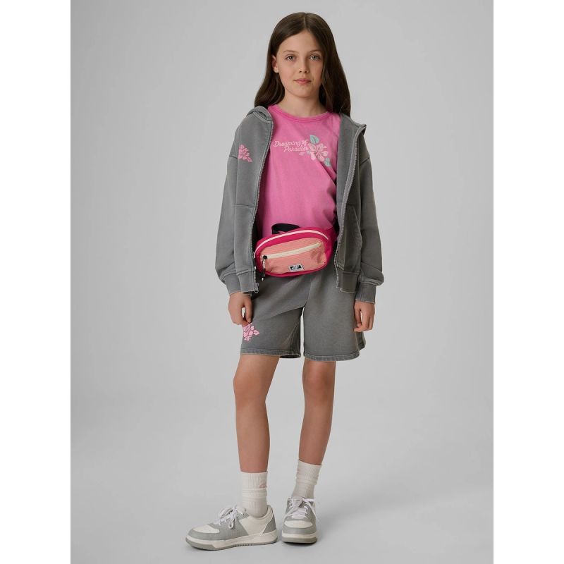 4F Girls' sleeveless T-shirt with print póló