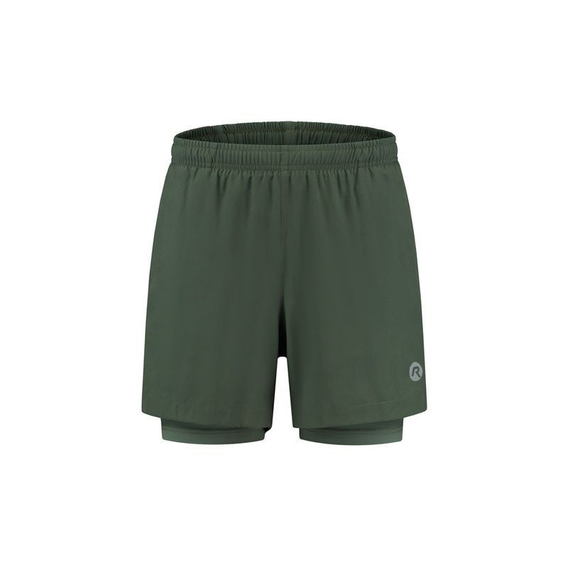 Rogelli 2in1 ESSENTIAL green zöld kerékpáros nadrág SIROG351409.M