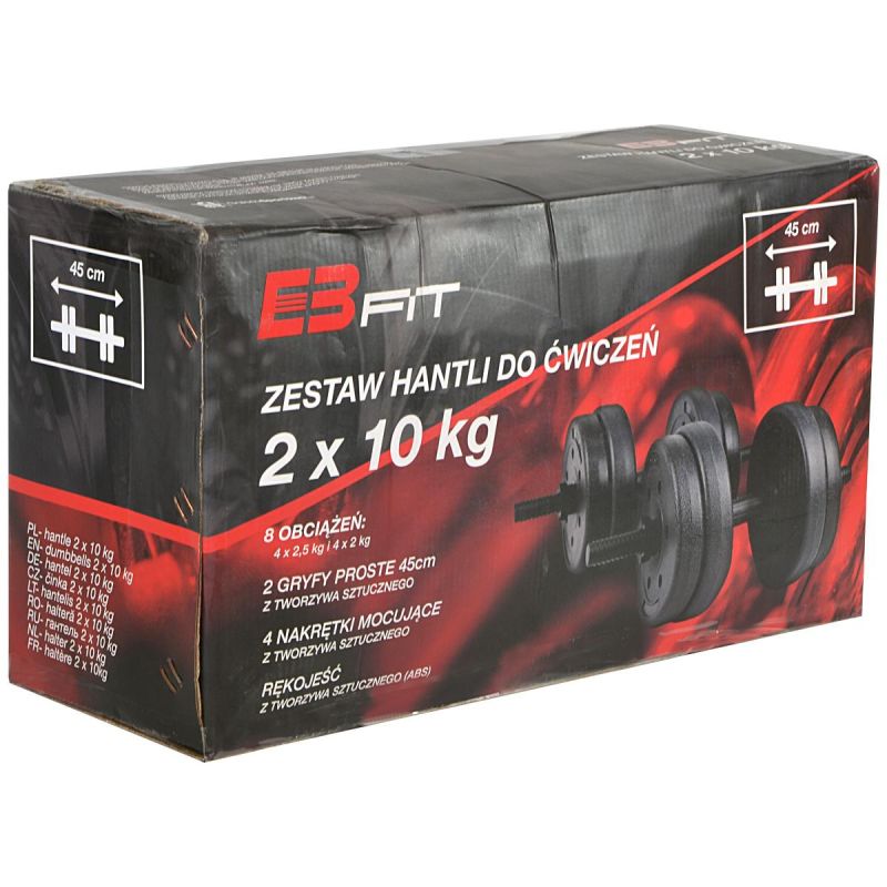 Enero 20 KG COMPOSITE DUMBBELL SET (2 x 10 KG) FIT edzőfelszerelés GSP-589645