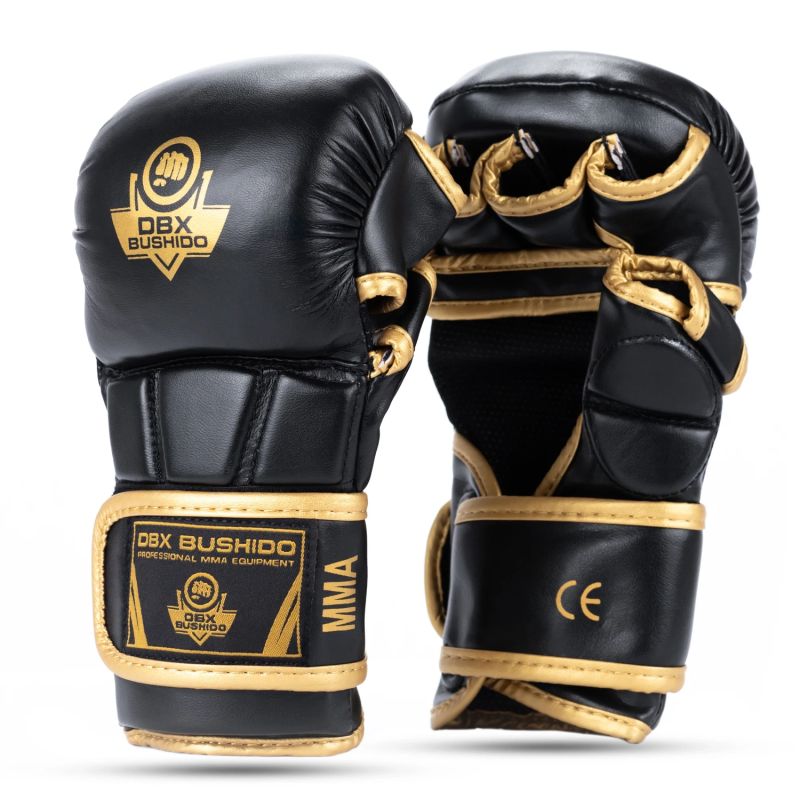DBX Bushido MMA Sparring Gloves - Master Gold - Valor Series arany kesztyű