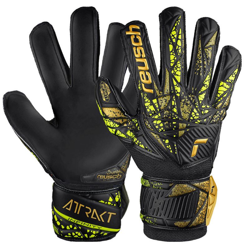 Reusch Attrakt Infinity Finger Support Jr 54 72 710 7739 goalkeeper gloves Kesztyű