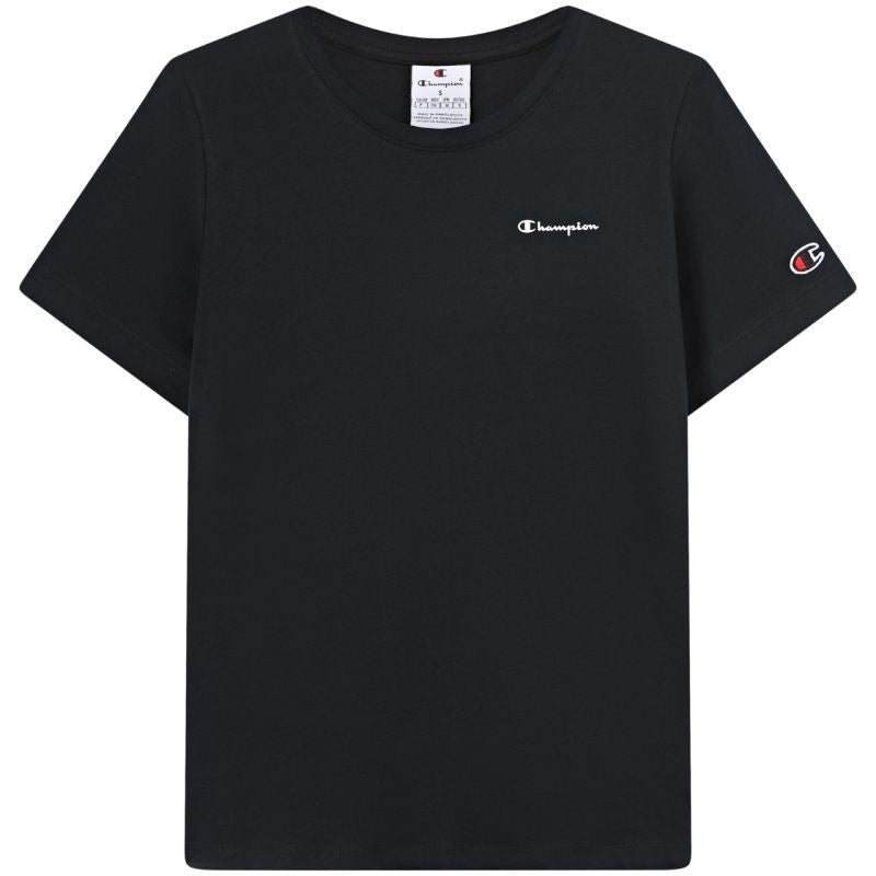 Champion Women's Sleeve T-shirt Black 118408 KK001 fekete short