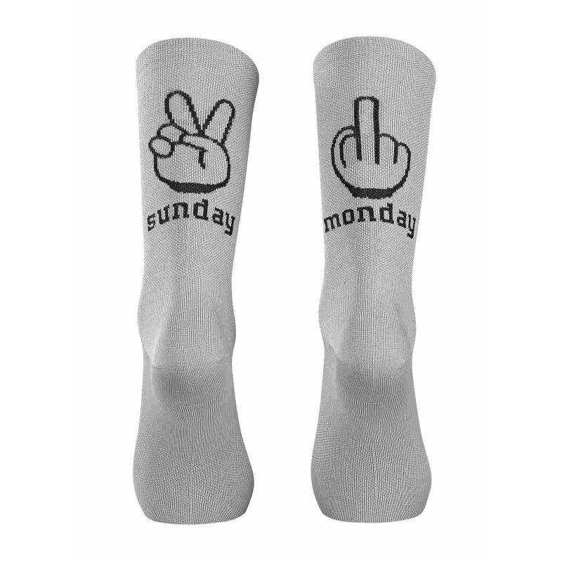 Northwave Sunday Monday Sock cycling socks gray szürke zokni C89222012_94