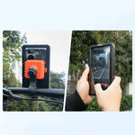 Rockbros HW-87 Magnetic Waterproof Phone Holder - Black fekete phones and accessories
