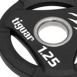 Tiguar PU Olympic plate 1.25 kg fekete kiegészítő TI-WTPU00125