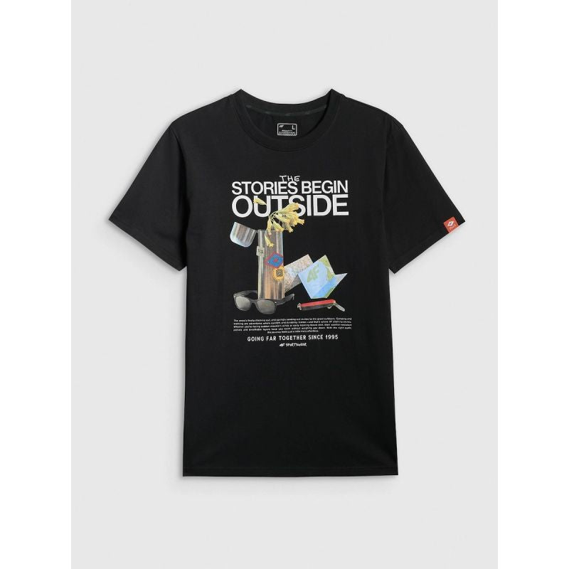 4F Men's regular printed T-shirt póló 4FRSS26TTSHM3811-20S