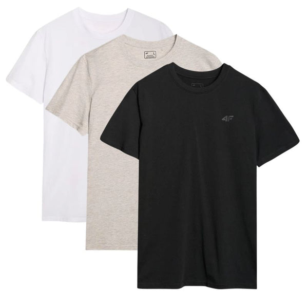 4f Men's T-shirt (3-Piece Set) 3P-SS-4FWMM00TTSHM2256-91S 3PACK General