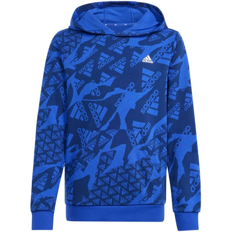 adidas Essentials Allover Print HD Jr IS2555 sweatshirt Pulóver