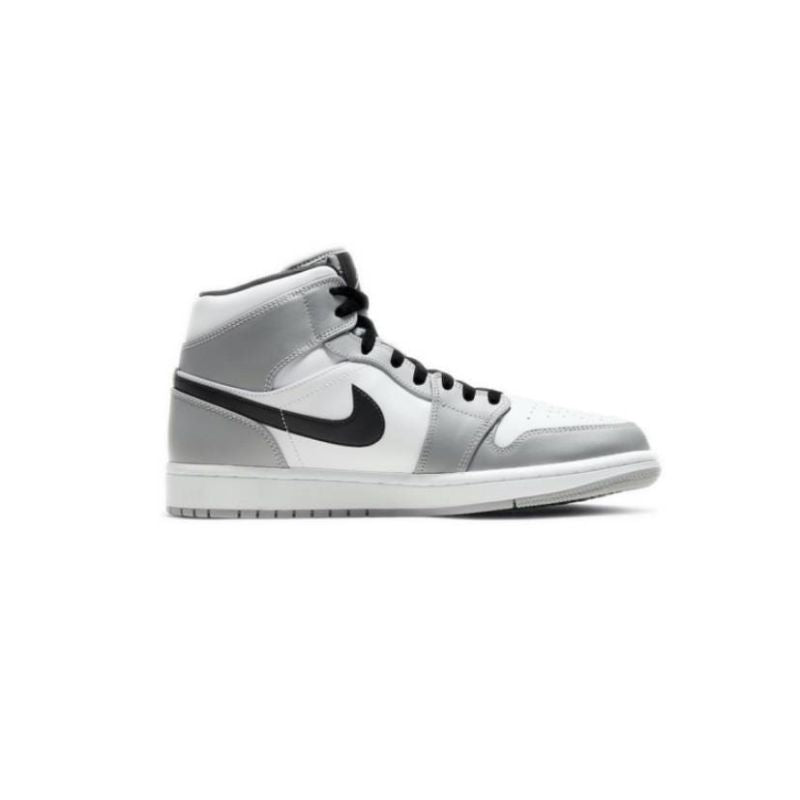 AIR Jordan Men's 1 Mid Light Smoke - szürke cipő