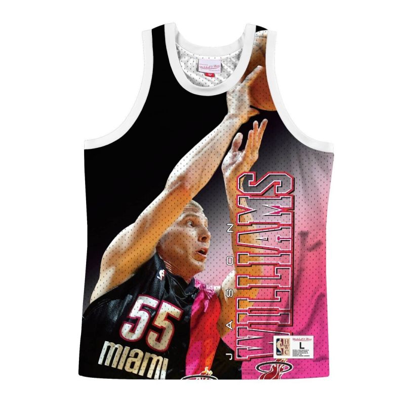 Mitchell & Ness NBA Miami Heat Sports Jersey - Jason Williams kosárlabda mez