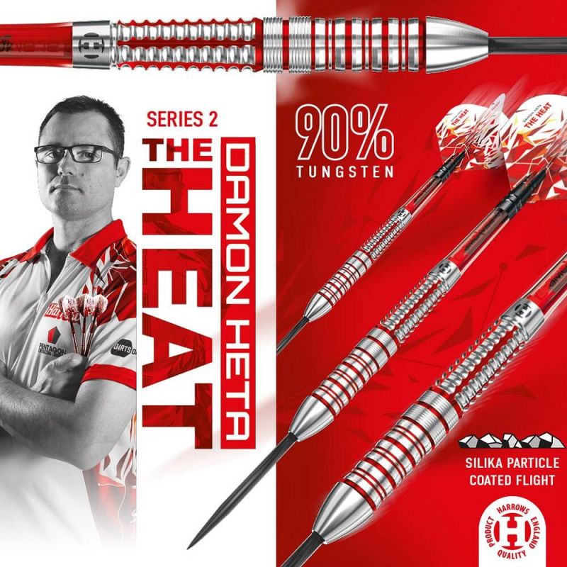 Harrows DAMON HETA 2 "The Heat" darts 90% steeltip Kiegészítő