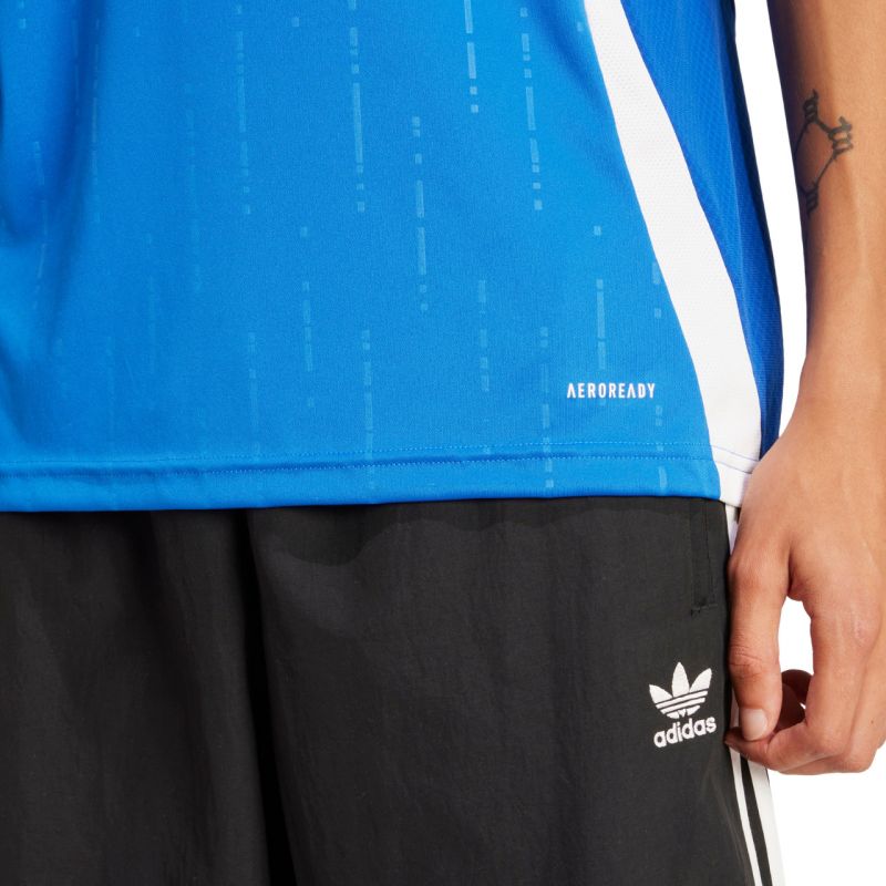adidas Italy 24 Home men's t-shirt blue IN0657 Ruházat