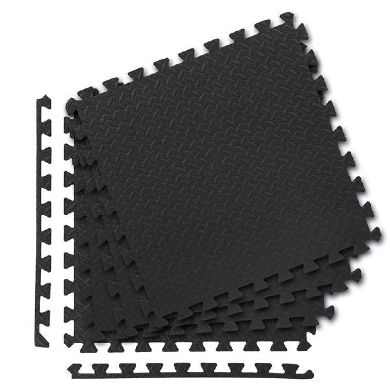 HMS Puzzle mat for strength equipment MP12 fekete fitness matrac 17-63-018