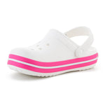Crocs Crocband Kids Clog White/Pink Crush