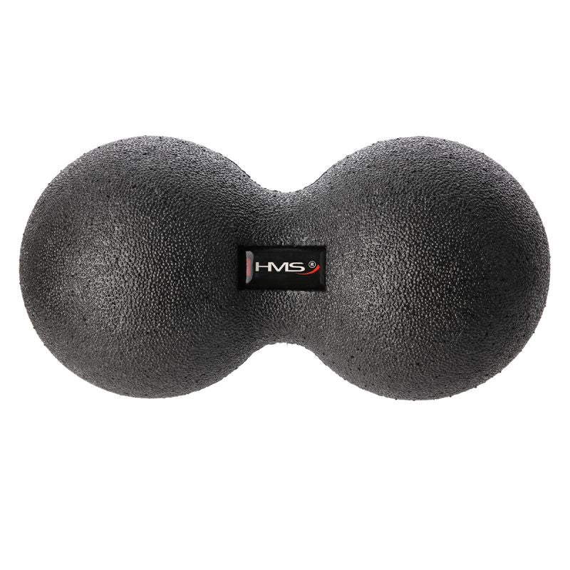 HMS Double Massage Ball / Duo Ball BLM02 12*24CM fekete edzéssegítő 17-42-023