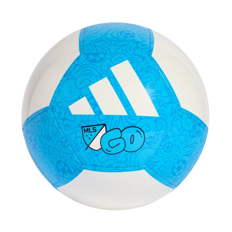 adidas EPP Club white and KH0307 kék futball labda