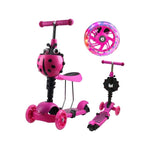 Enero Balance Scooter 3in1 Biedronka Pink rózsaszín scooters