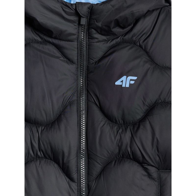 Girls' hooded vest 4F 4FJRSS26TVJAF355-20S vests